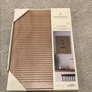 Magnolia letter board